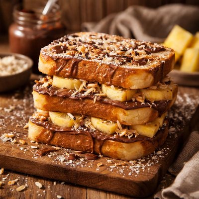 Image of Hawaiian Nutella Sandwich