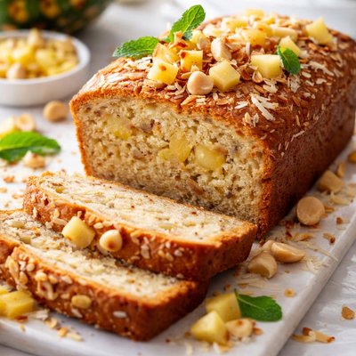 Image of Hawaiian Pineanadamia Bread