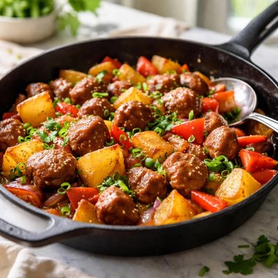 Image of Hawaiian Pork Skillet