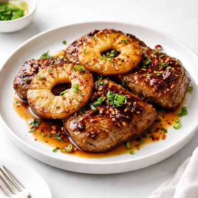 Image of Hawaiian Pork Steaks for the Crock Pot