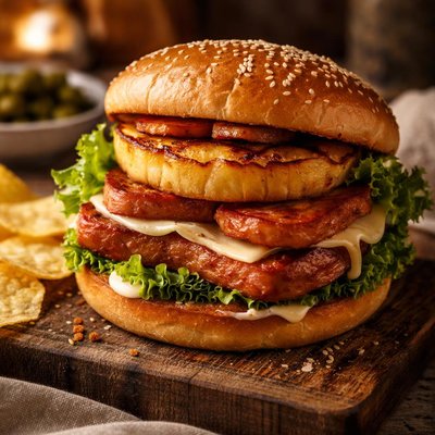 Image of Hawaiian Spam Sandwich