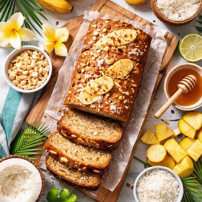 Image of Hawaiian Style Banana Bread