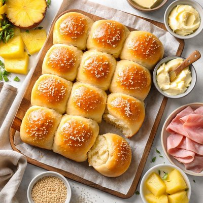 Image of Vegan Hawaiian Sweet Rolls