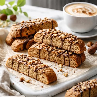 Image of Hazelnut Cappuccino Biscotti