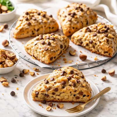 Image of Hazelnut Chip Scones