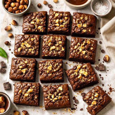 Image of Hazelnut Chocolate Brownies