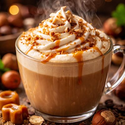 Image of Hazelnut Creme Caramel Latte