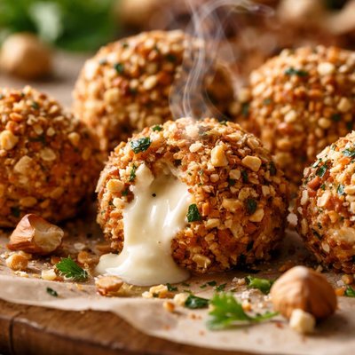 Image of Hazelnut Crusted Goat Cheese Nibblers