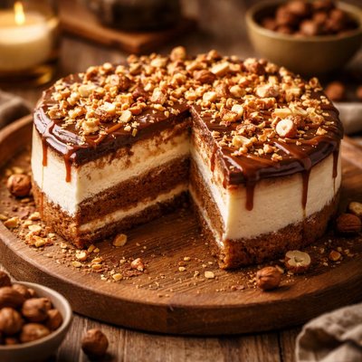Image of Hazelnut Layer Cheesecake