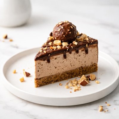 Image of Hazelnut Rocher Cheesecake No Bake