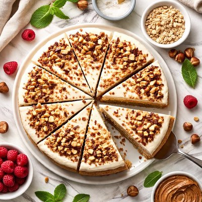 Image of Hazelnut Torte for Diabetic Diet