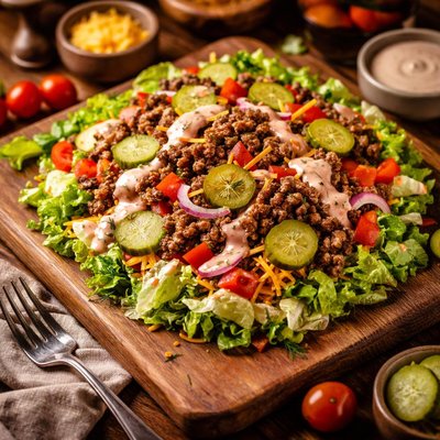 Image of Hcg Hamburger Salad