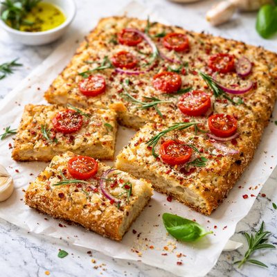 Image of Hcg Phase 3 Cauliflower Focaccia Bread or Pizza Crust