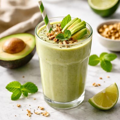 Image of Healthier Avocado Smoothie