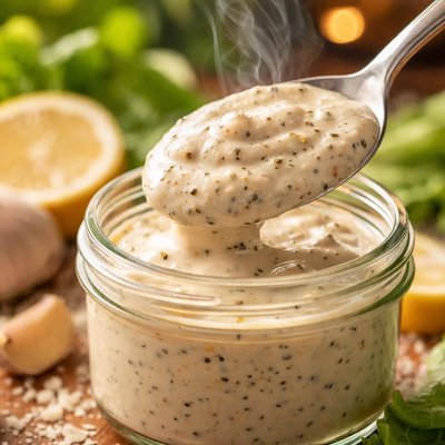Image of Healthier Caesar Salad Dressing Canyon Ranch