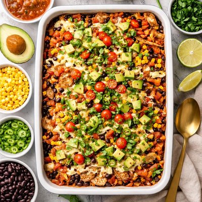 Image of Healthier Enchilada Casserole