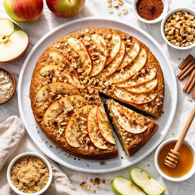Image of Healthier Fresh Apple Cake