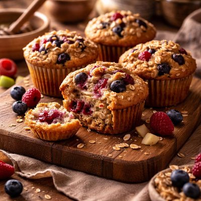 Image of Healthier Fruit Muffins