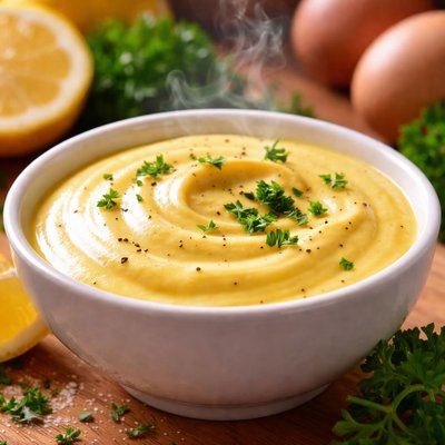 Image of Healthier Hollandaise Sauce with Variations