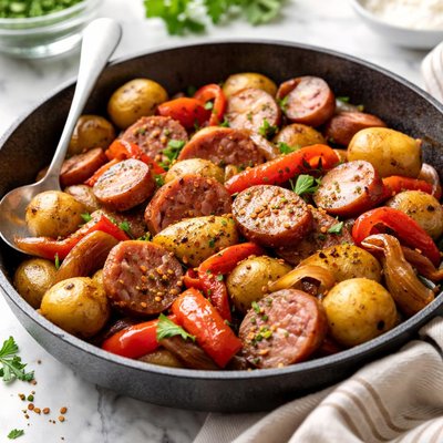 Image of Healthier Kielbasa and Spuds