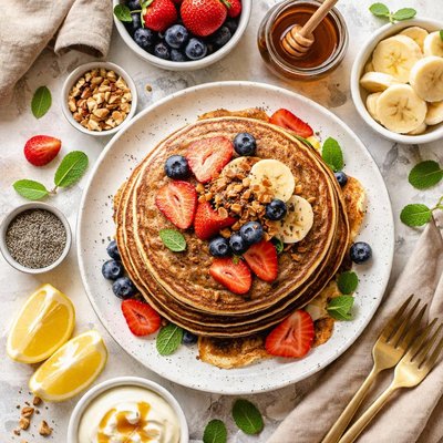 Image of Healthy and Delicious Buckwheat Pancakes