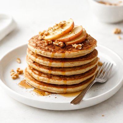 Image of Healthy Applesauce Pancakes with No Sugar Added
