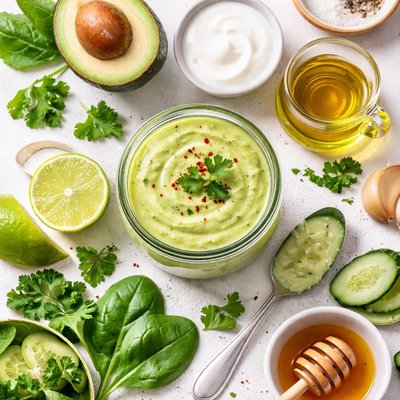 Image of Healthy Avocado Salad Dressing