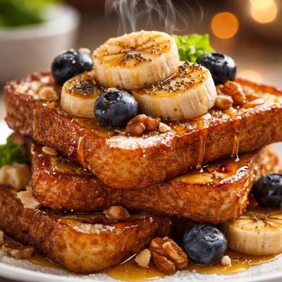 Image of Healthy Banana French Toast