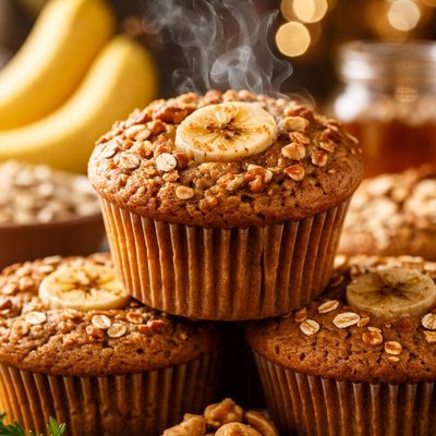 Image of Healthy Banana Muffins