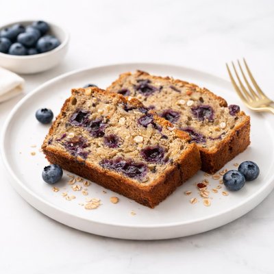 Image of Healthy Blueberry Banana Bread