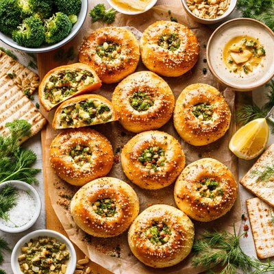 Image of Healthy Broccoli Knishes Passover