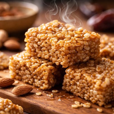 Image of Healthy Brown Rice Krispies Treats