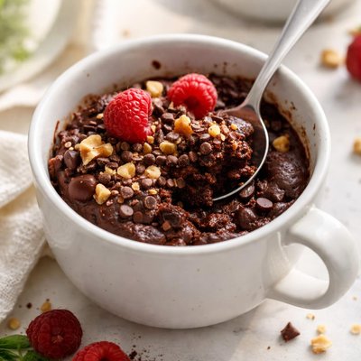 Image of Healthy Brownie in a Mug
