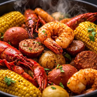 Image of Healthy Cajun Boiling Pot