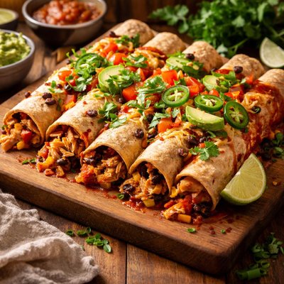 Image of Healthy Chicken Enchiladas