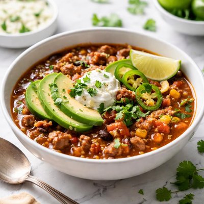 Image of Healthy Chipotle Turkey Chili