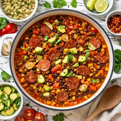 Image of Healthy Chorizo Bean Stew