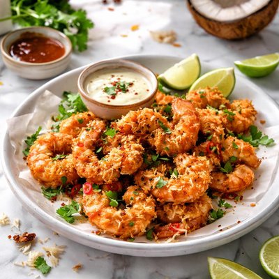 Image of Healthy Coconut Shrimp