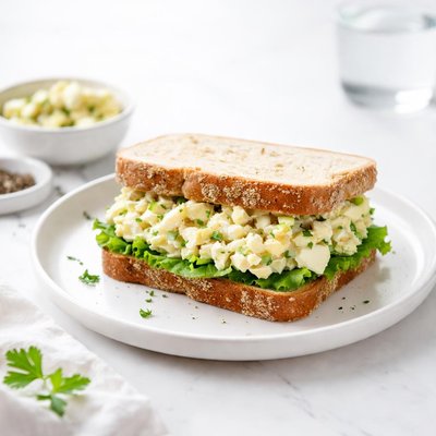 Image of Healthy Egg Salad Sandwich