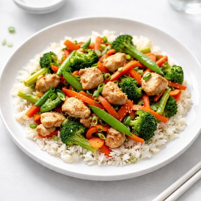 Image of Healthy Family Friendly Chicken Stir Fry