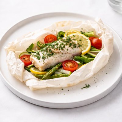 Image of Healthy Fish En Papillotte