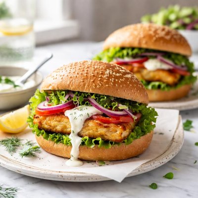 Image of Healthy Fish Sandwiches Ww