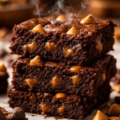 Image of Healthy Flourless Butterscotch Brownies