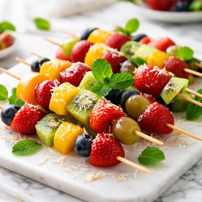 Image of Healthy Fruit Kebabs