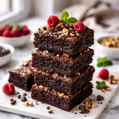 Image of Healthy Fudgy Brownies