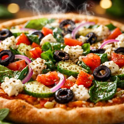 Image of Healthy Greek Pizza