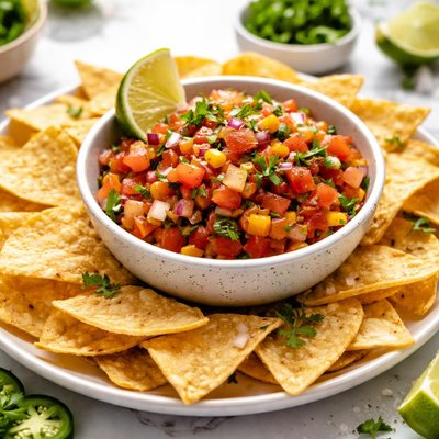 Image of Healthy Homemade Chips Salsa