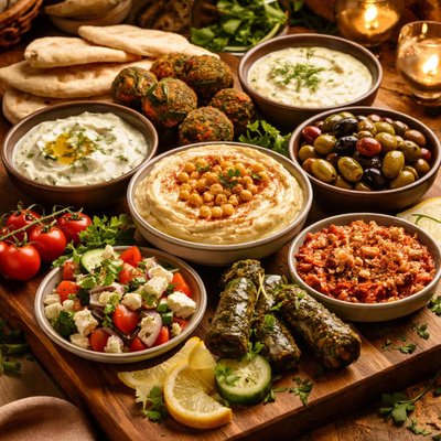 Image of Healthy Mediterranean Appetizers