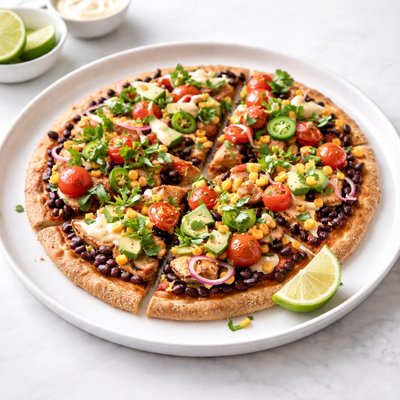 Image of Healthy Mexican Pizza