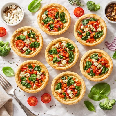 Image of Healthy Mini Vegetable Quiches